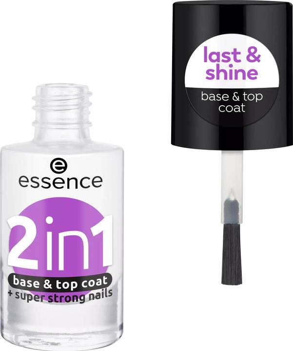 Immagine prodotto essence Basecoat 2 in 1 Base e Top Coat (Trasparente, Base Coat)