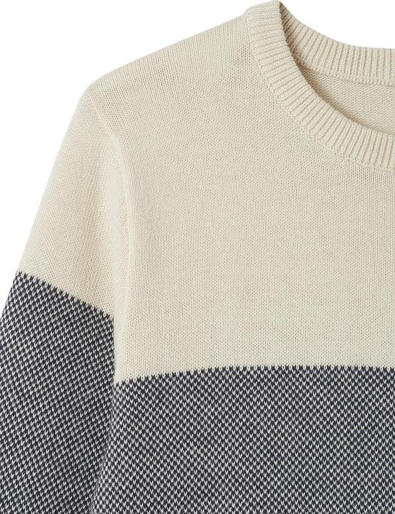 Produktbild Vertbaudet Jungen Pullover mit Colorblock-Streifen Oeko-Tex (110)
