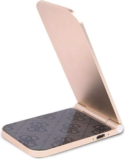 Produktbild Guess składana ład. indukcyjna 2w1 GUDCFAL4PEGK 15W czarny/black 4G Pattern MagSafe (15 W)