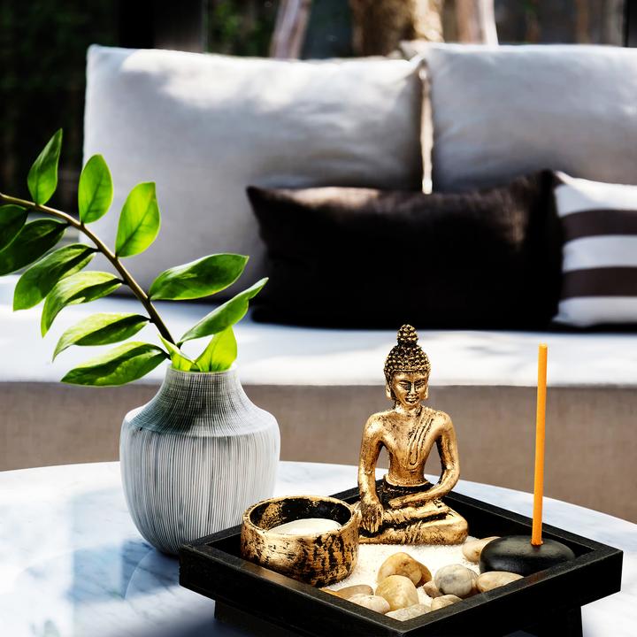 Produktbild Relaxdays Gartendeko Buddha