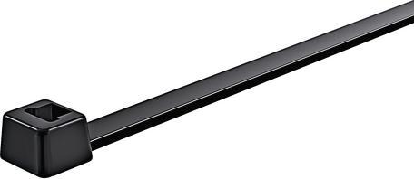 Image du produit HellermannTyton LK2A Bk Cable Tie Heat Bar-270x4.6mm (Serre-câbles en plastique, 270 mm, 100 pcs)