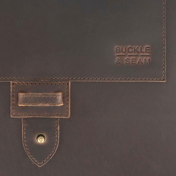 Immagine prodotto Buckle & Seam Custodia per laptop in pelle Aspen Brown