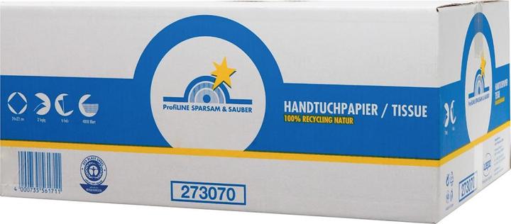 Produktbild Müller Hygiene TissueLINE SPARSAM & SAUBER Papierhandtuch 273410 ws 20x200St. (1 x)