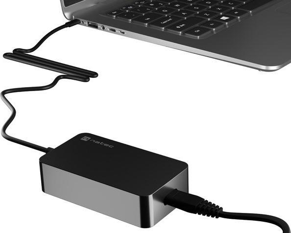 Produktbild Genesis Zasilacz ładowarka Natec Grayling USB-C 65w Do Laptopów, Tabletów, Telefonów (65 W)