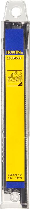 Produktbild Irwin JuniorBügelsägeblatt 150 mm, 10 Stück, für Holz, 14TPI, WeldTec, 10504530