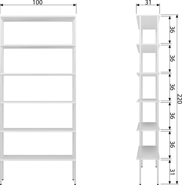 Produktbild Vtwonen Venceslao (100 x 31 x 220 cm)