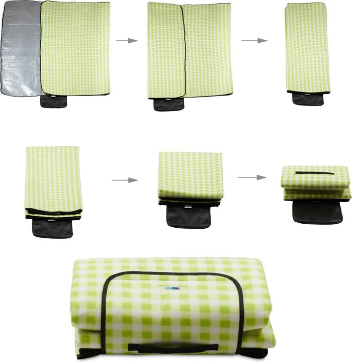 Produktbild Relaxdays Picknickdecke