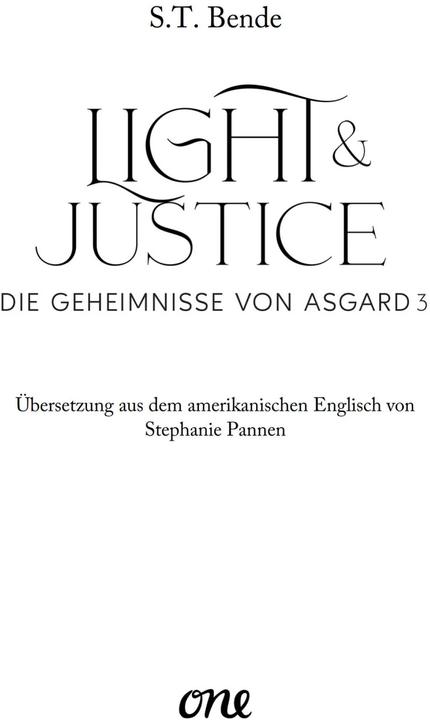 Produktbild Light & Justice - Die Geheimnisse von Asgard Band 3 (Deutsch, S.T. Bende, Stephanie Pannen, 2024)