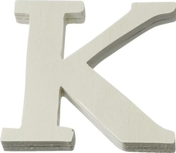 Produktbild Knorr Prandell Holzbuchstabe K 8x8x1cm natur