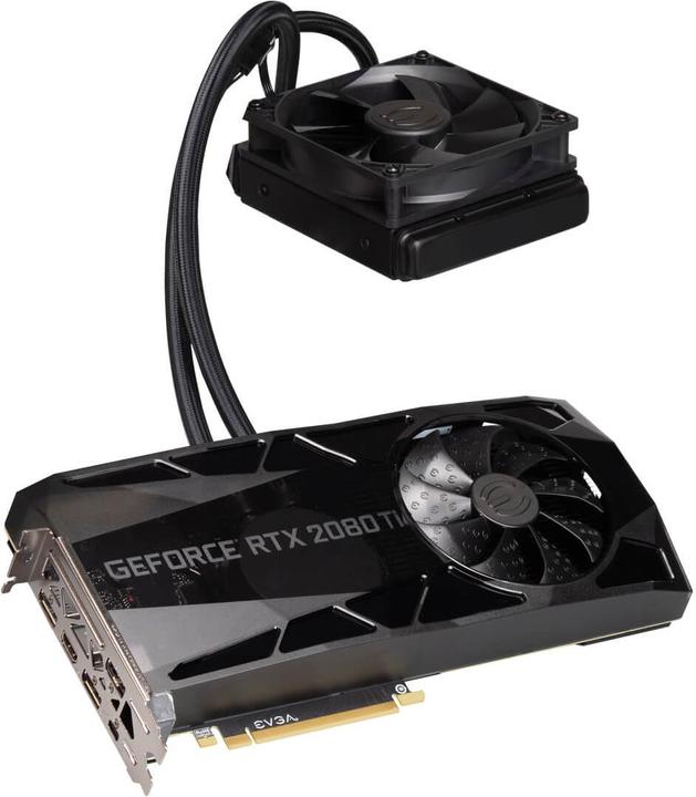 Actual product image EVGA GeForce RTX 2080 Ti FTW3 Ultra Hybrid (11 GB)