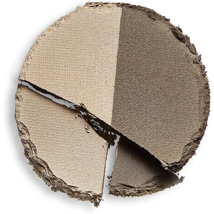 Makeup Revolution Revolution Pro Duo Polvere per Sopracciglia Marrone Scuro 2,2g (Marrone scuro)