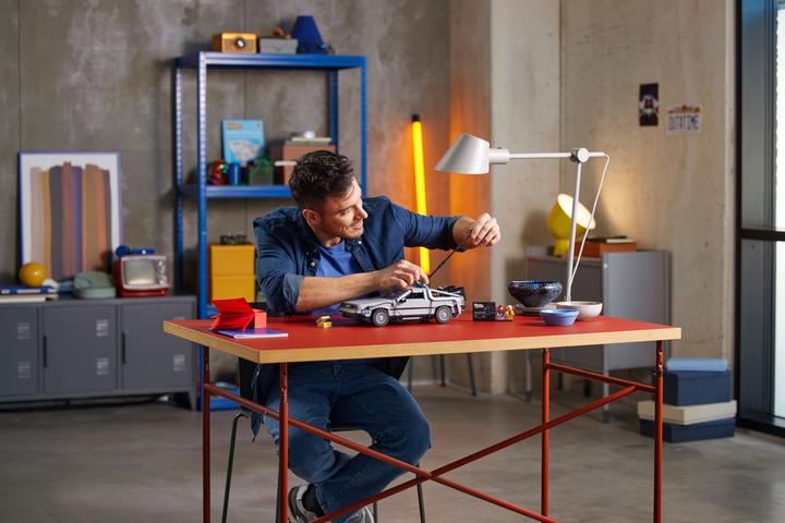 Actual product image LEGO Time machine from Back to the Future (10300, LEGO Icons, LEGO Rare Sets)
