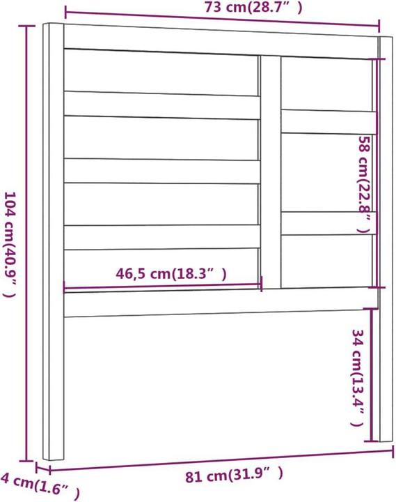 Image du produit VidaXL Edan (81 x 4 x 104 cm)