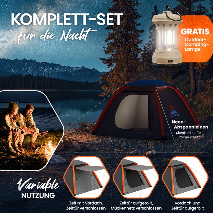 Actual product image Eloneo Inflatable tent (Inflatable tent, 6.50 kg, 4 persons)
