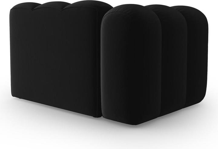 Actual product image Micadoni Velvet Modul Left, "Lupine", 1 Seat, 115x95x70Made in Europe (2 person sofa, 3-seater, 4-seater)