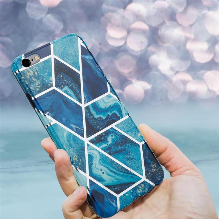 Image du produit Cadorabo Couverture IMD TPU Marbre coloré (Apple iPhone 6 Plus)