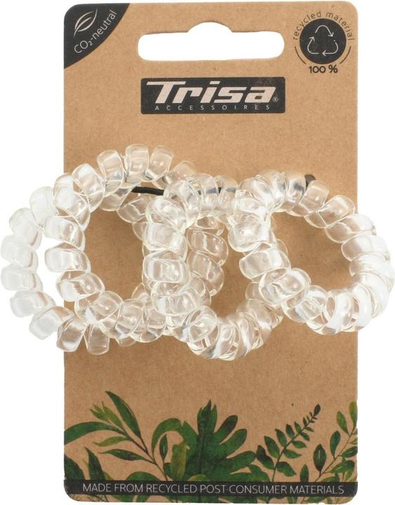 Immagine prodotto Trisa Capelli - Fascetta a spirale ECO trasparente (Elastico per capelli)