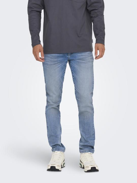Produktbild Only & Sons Slim Fit Niedrige Taille Jeans Slim Fit Jeans (W32/L34)