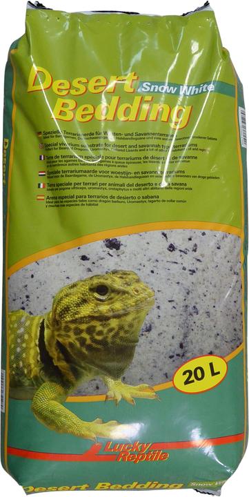 Image du produit Lucky Reptile Terreau pour terrarium Desert Bedding Snow White 20l