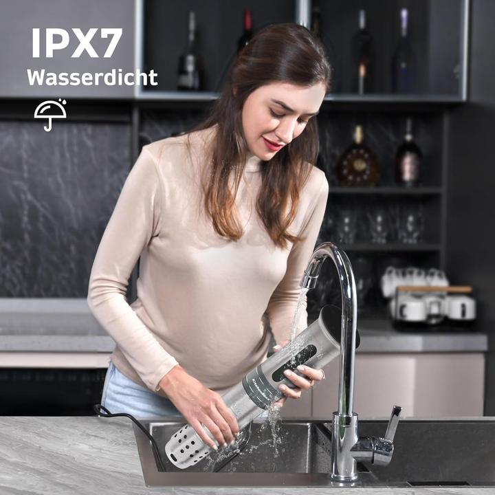 Actual product image KitchenBoss Sous Vide Stick Garer mit Wi-Fi und App-Steuerung