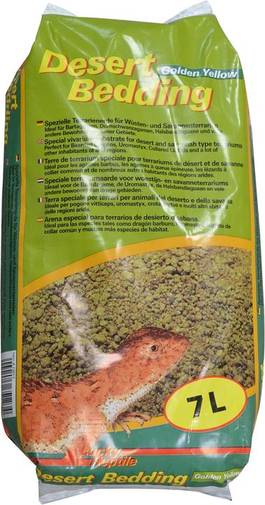 Lucky Reptile Terreau pour terrarium Desert Bedding Golden Yellow 7l