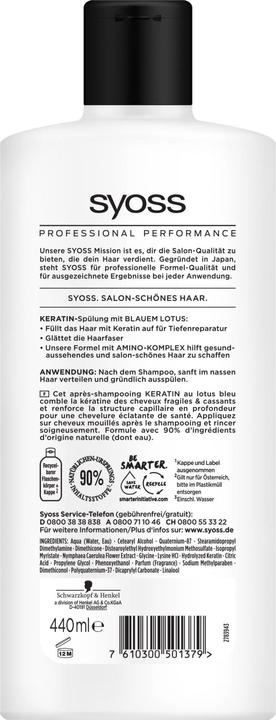 Image du produit Syoss Kératine (440 ml)