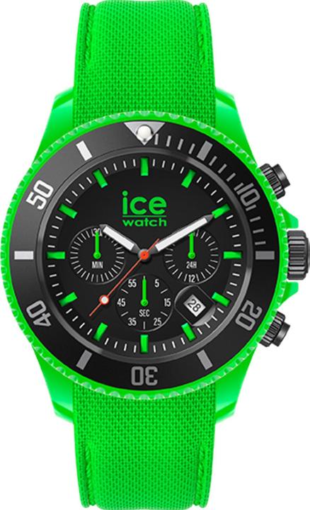 Actual product image ICE Watch Ice Chrono Neon Green (Analogue wristwatch, 44 mm)