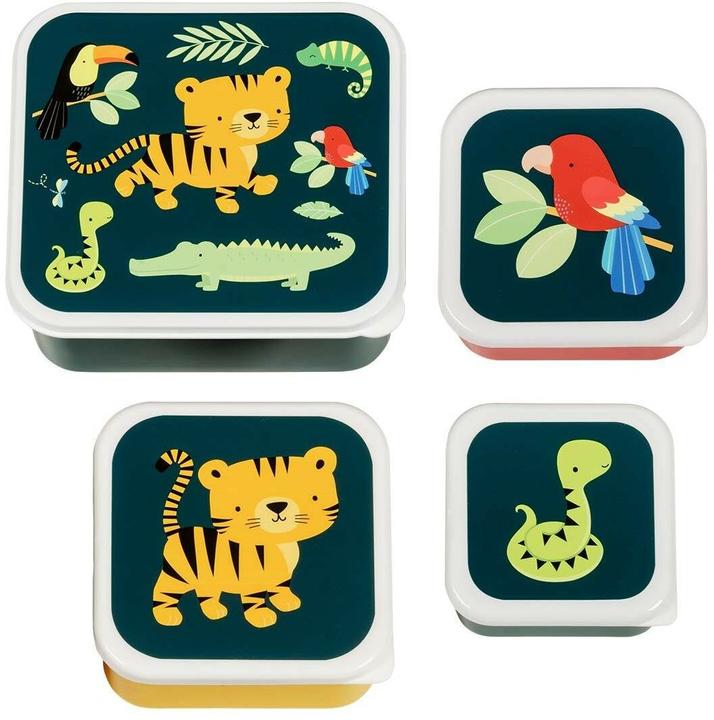 A Little Lovely Company Lunch & Snackbox Jungle Tiger SBSEJT20