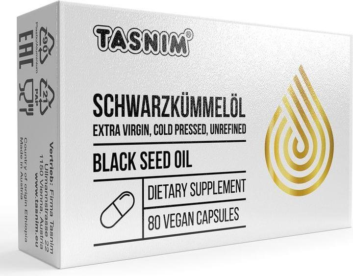 Produktbild Tasnim Schwarzkümmelöl – 80 Kapseln (80 Stück, Kapseln)