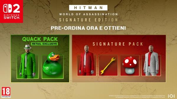 Image du produit IOI HITMAN World of Assassination - Signature Edition (Switch, IT)