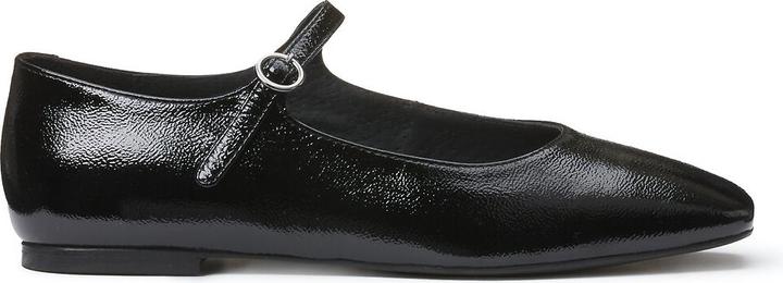 La Redoute Collections Leather ballerinas with straps (38)