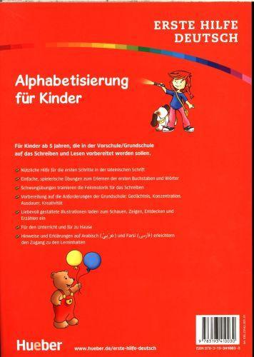 Produktbild Erste Hilfe Deutsch - Alphabetisierung für Kinder (Deutsch, Marian Ardemani, Ulrich Schneider-Struben, Cornauina, 2016)