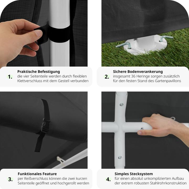 Actual product image tectake Mammut (800 cm, 400 cm)