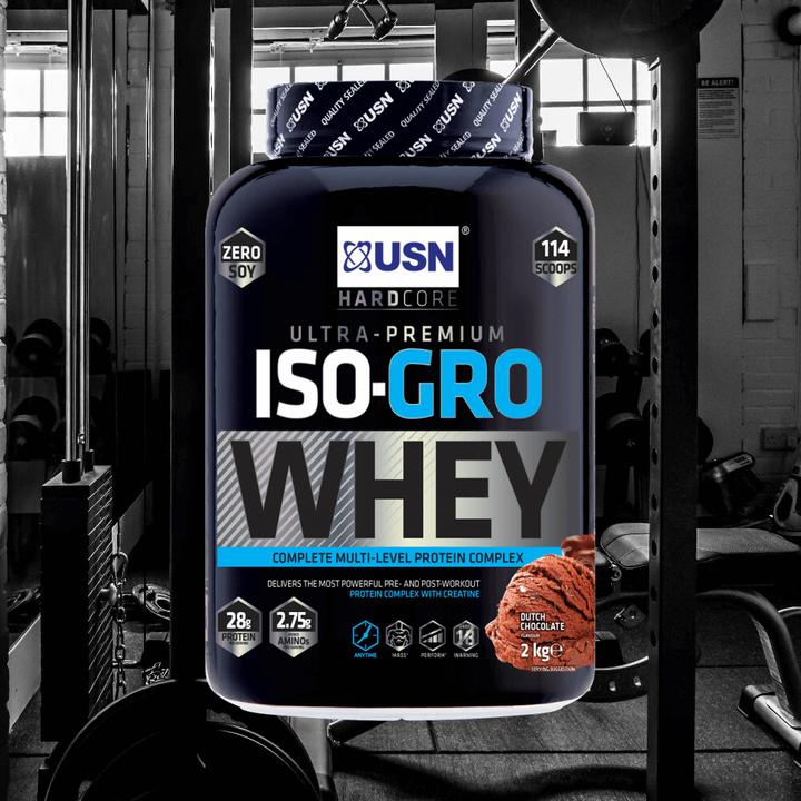 Produktbild USN ISO-GRO Whey (Schokolade, 1 Stk., 2000 g)