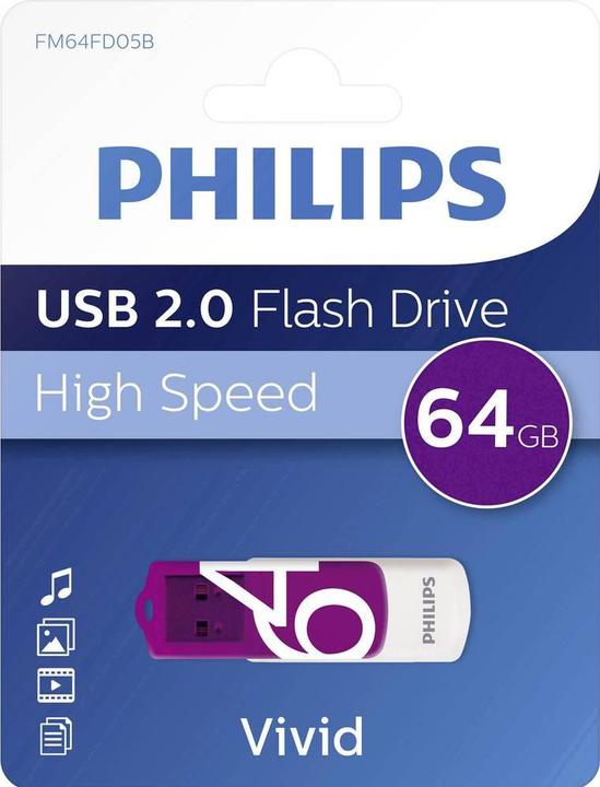 Produktbild Philips Vivid Edition (64 GB, USB-A)