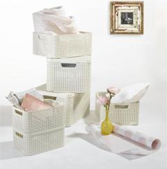 Produktbild Curver STORAGE BOX STYLE L WHITE 205851 (30 l)