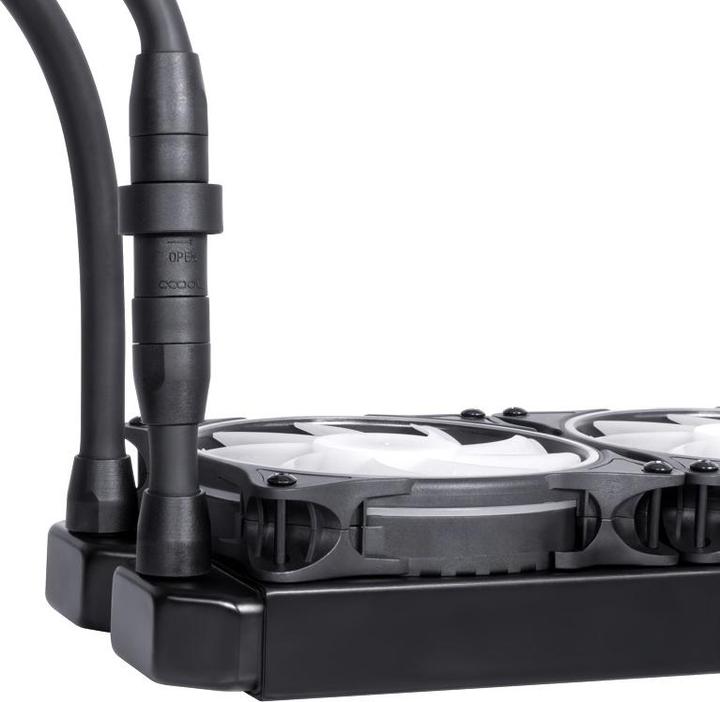 Actual product image Alphacool Eisbaer Pro Aurora 240 CPU complete water cooling, D-RGB
