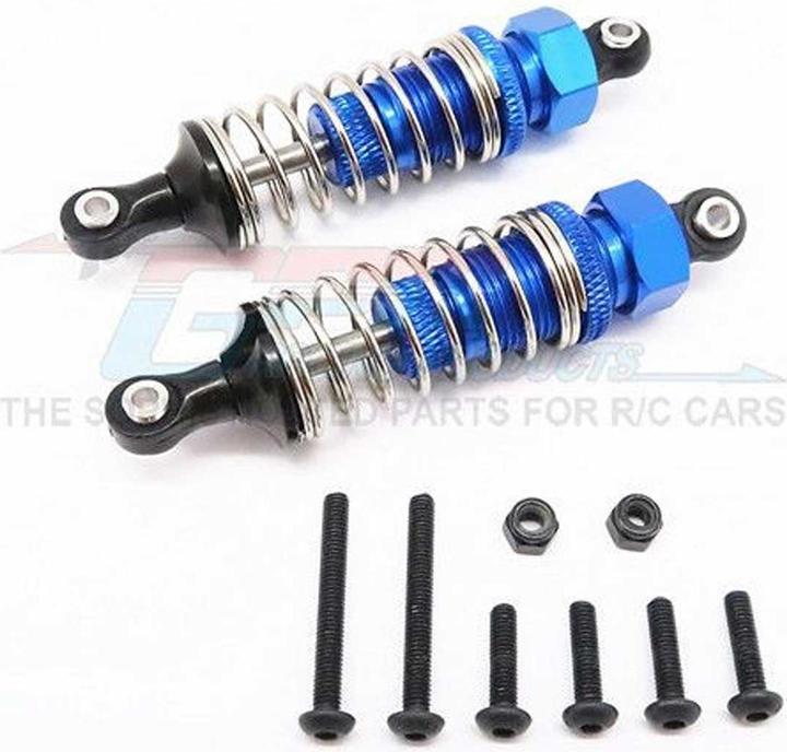 GPM aluminium dämpfer 70mm vorn blau tamiya tt02b