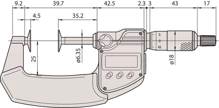 Produktbild Mitutoyo Mikrometer (2.50 cm)