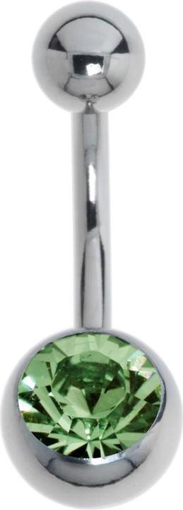 Bijouteria Bauchpiercing (Edelstahl, Zirkonia)