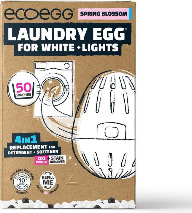 Image du produit Ecoegg L'atelier de blanchisserie pour le blanc - Fresh Linen (50 Cycles de lavage, Lessive en poudre)