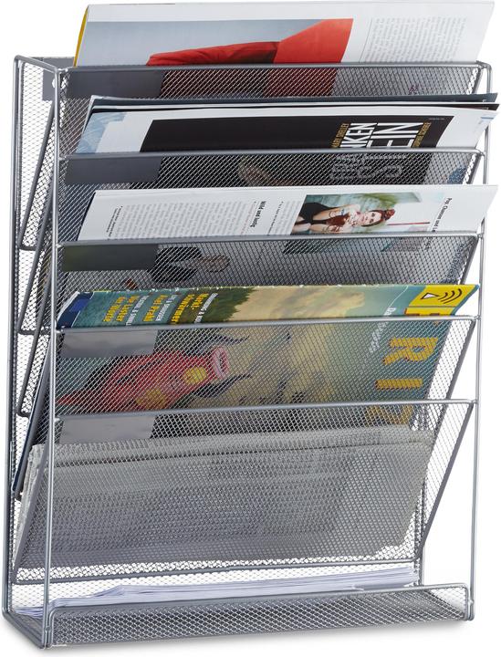 Actual product image Relaxdays Wall Magazine Rack (32.5 x 10.5 x 40.5 cm)