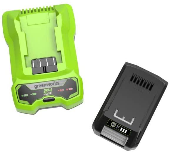 Produktbild Greenworks 24V Akku G24B2 und Ladegerät G24UC (24 V)