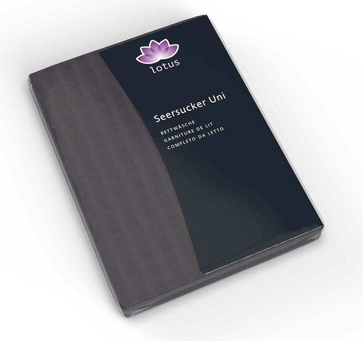 Image du produit Lotus Bettwaren Satin seersucker (Taie d'oreiller, 65 x 100 cm)
