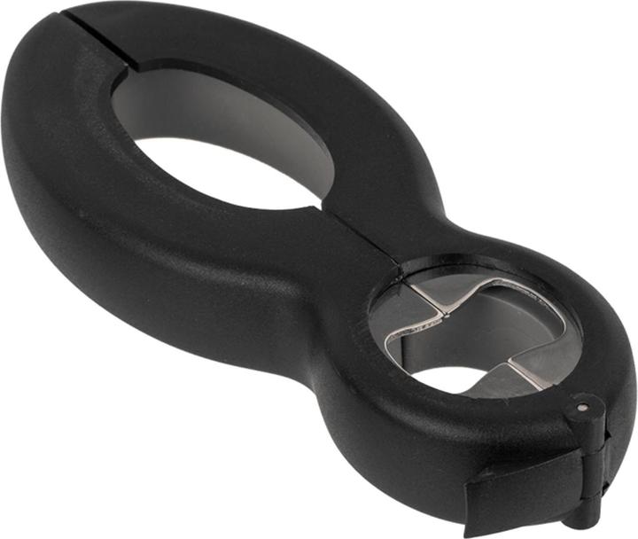 Actual product image Magni Universal opener 6 in 1 black/white (Plastic lidded bottle opener)