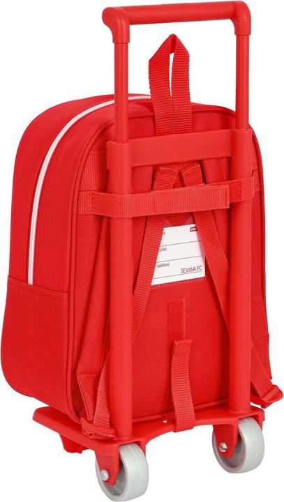 Image du produit Sevilla Fútbol Club Sac à dos scolaire à roulettes Rouge (22 x 27 x 10 cm)