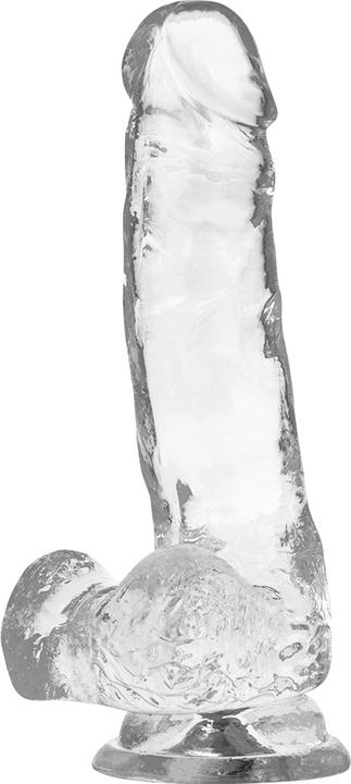 X Ray XRAY CLEAR COCK WITH BALLS 18.5CM X 3.8CM