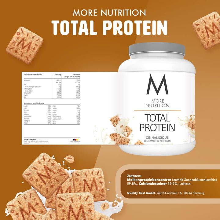Actual product image More Nutrition Total protein (Cinnamon, 1 pcs., 600 g)
