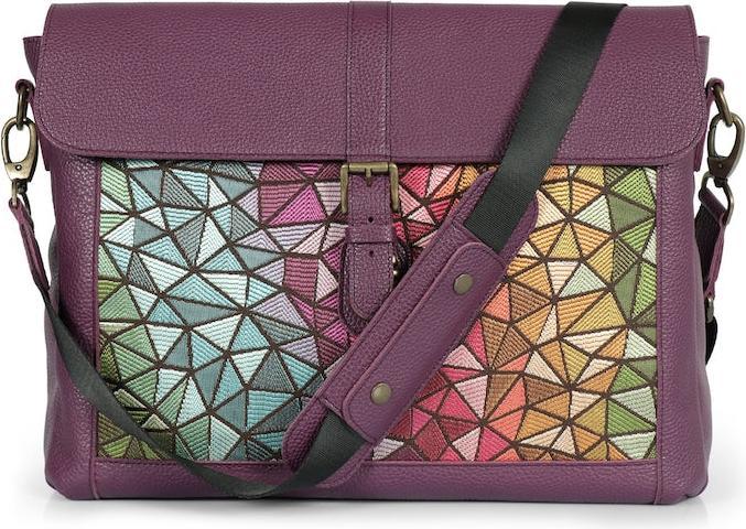 Produktbild Only-Bags.Store Echtes Leder Messenger Bag, MacBook Pro 15 Zoll, Laptoptasche mit einzigartigem Design, Unisex (15")