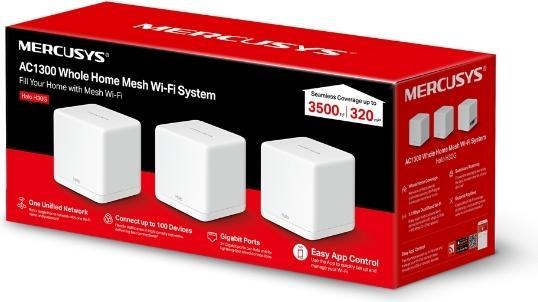 Produktbild Mercusys Halo (3-pack) Dual-Band (/5 GHz) Wi-Fi 5 (802.11ac) 2 Intern